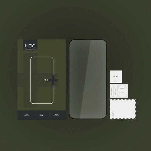 Szkło hartowane HOFI Glass PRO+ do iPhone 15 czarne