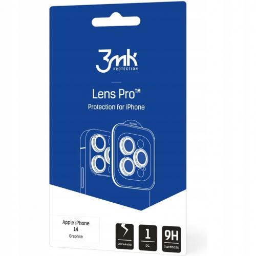Ochrona na aparat 3MK Lens Protection Pro do iPhone 14 grafitowy