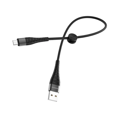 Kabel USB do micro USB Borofone BX32 Munificent 2.4A 0,25m czarny