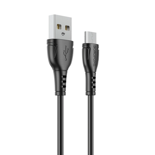 Kabel USB do micro USB Borofone BX51 Triumph 2.4A 1m czarny