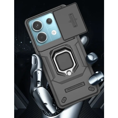 Etui Slide Ring Armor do Xiaomi Redmi Note 13 Pro 5G czarne