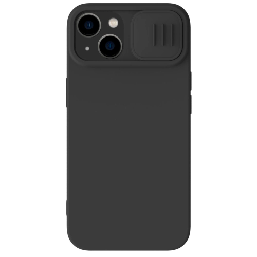 Etui NiLLKiN CamShield Silky Silicone Case do iPhone 15 czarne