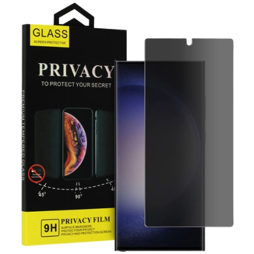 Szkło hartowane, prywatyzujące Privacy Glass do Samsung Galaxy S23 Ultra czarne