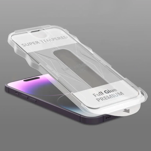 Szkło hartowane Full Glue Easy-Stick Box do iPhone 11 Pro czarne