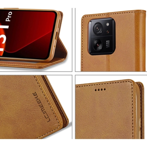 Etui Wallet do Xiaomi 13T / 13T Pro brązowe