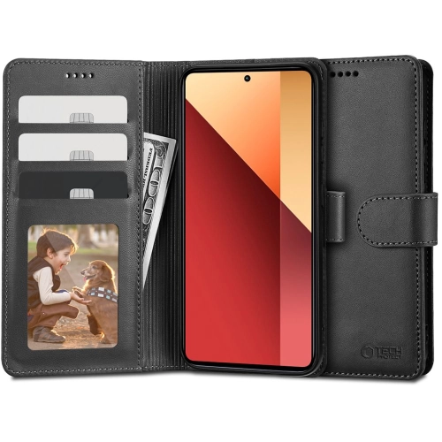 Etui TECH-PROTECT Wallet do Redmi Note 13 Pro 4G / POCO M6 Pro 4G czarne
