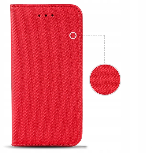 Etui Smart Magnet do Xiaomi Redmi 13C / Poco C65 czerwone
