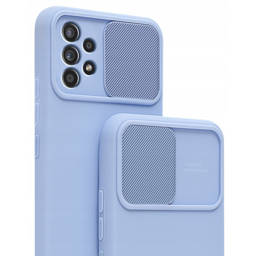 Etui CamShield Soft Silicone Case do Xiaomi Redmi 10C jasnofioletowy