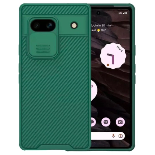 Etui NiLLKiN CamShield Pro Case do Pixel 7A zielone