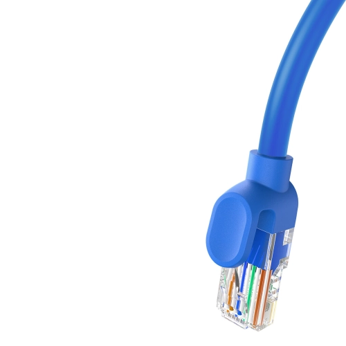 Kabel Ethernet Baseus High Speed Cat 6 RJ-45 1000Mb/s 3m okrągły niebieski
