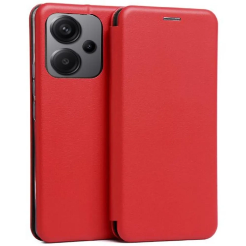 Etui z klapką Book Magnetic do Xiaomi Redmi Note 13 Pro+ Plus 5G czerwone