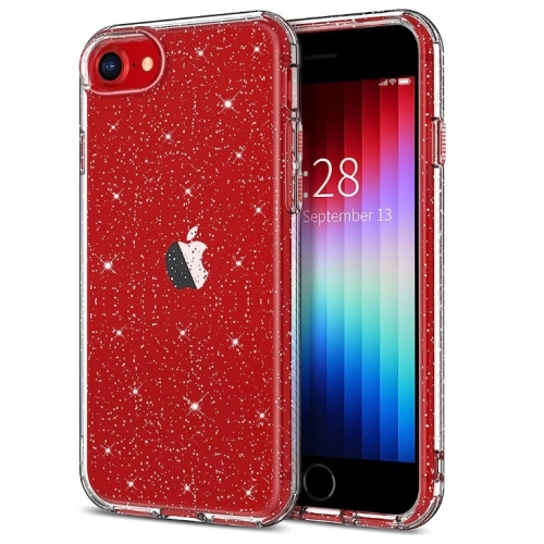 Etui Crystal Glitter Case do iPhone 7 / 8 / SE 2020 / SE 2022 srebrne