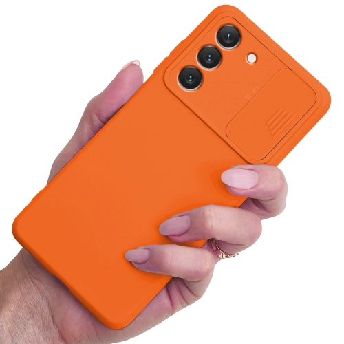 Etui CamShield Soft Silicone Case do Samsung Galaxy S23 pomarańczowe