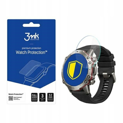 Szkło hybrydowe (3 szt.) 3MK Watch Protection do Amazfit Falcon Watch