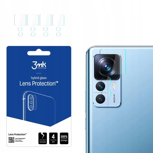 Szkło hybrydowe na aparat (4szt) 3MK FG Lens do Xiaomi Mi 12T / 12T Pro