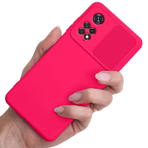 Etui CamShield Soft Silicone Case do Xiaomi Redmi Note 11 Pro / Note 11 Pro 5G różowe