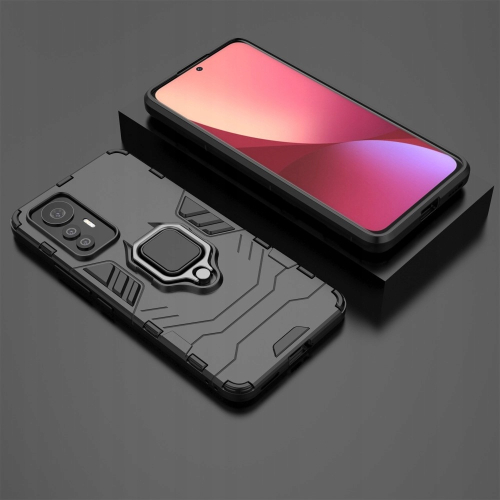 Etui Armor Ring Case do Xiaomi 12 Lite czarne