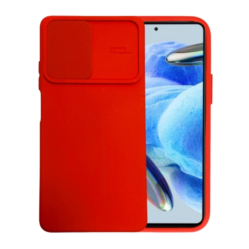 Etui CamShield Soft Silicone Case do Xiaomi Redmi Note 12 Pro 5G czerwony