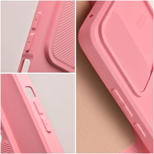 Etui CamShield Soft Silicone Case do iPhone 12 Pro jasnoróżowy
