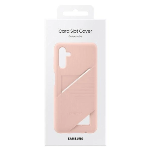 Etui Samsung Card Slot Cover do Galaxy A04s miedziany