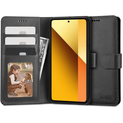 Etui TECH-PROTECT Wallet do Redmi Note 13 5G czarne