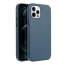 Etui Leather Mag Cover kompatybilne z MagSafe do iPhone 12 Pro niebieskie