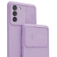 Etui CamShield Soft Silicone Case do Samsung Galaxy S23 jasnofioletowe