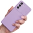Etui CamShield Soft Silicone Case do Samsung Galaxy S23 Plus jasnofioletowe
