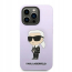 Etui Karl Lagerfeld Silicone Karl do iPhone 14 Pro purpurowy