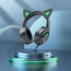 Słuchawki z mikrofonem HOCO W107 Cute Cat Elf czarne