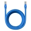 Kabel Ethernet Baseus High Speed Cat 6 RJ-45 1000Mb/s 3m okrągły niebieski
