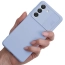Etui CamShield Soft Silicone Case do Samsung Galaxy A25 5G jasnoniebieskie
