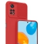 Etui CamShield Soft Silicone Case do Xiaomi Redmi Note 11 / 11S czerwony