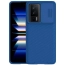 Etui NiLLKiN CamShield Pro Case do POCO F5 Pro / Xiaomi Redmi K60 / K60 Pro niebieskie