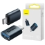 Adapter / przejściówka Baseus OTG USB-A do USB-C niebieski