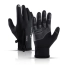 Rękawiczki sportowe do telefonu zimowe (rozmiar L) - czarne