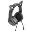 Słuchawki z mikrofonem HOCO W107 Cute Cat Phonatom czarne
