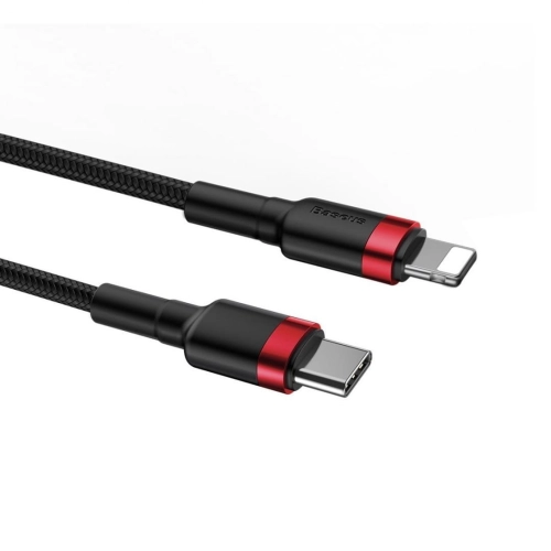 Kabel Baseus USB-C / Lightning PD 18W 1m czarny
