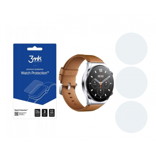 Folia ochronna (3 szt.) 3MK Watch Protection do Xiaomi Watch S1