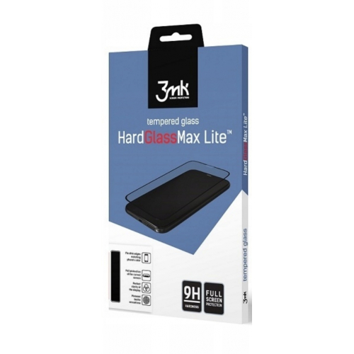 Szkło hartowane 3MK HardGlass Max Lite do Motorola Moto G7 czarne