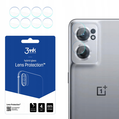 Szkło hybrydowe na aparat (4szt) 3MK FG Lens do OnePlus Nord CE 2 5G