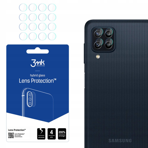 Szkło hybrydowe na aparat (4szt) 3MK FG Lens do Samsung Galaxy M22