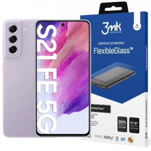 Szkło hybrydowe 3MK FlexibleGlass do Samsung Galaxy S21 FE