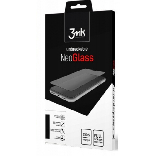 Szkło ochronne 3mk NeoGlass do Apple iPhone SE 2022 / SE 2020 / 8 / 7 czarne