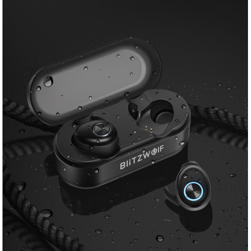 Słuchawki bezprzewodowe Bluetooth 5.0 TWS Blitzwolf BW-FYE2 czarne
