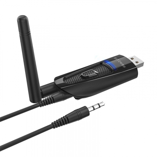 Transmiter Bluetooth 5.0 BlitzWolf BW-BR1 Pro, USB + mini jack 3,5mm