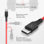 Kabel Blitzwolf BW-TC15 USB-C 3A 1,8m czerwony