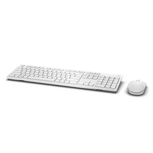 Zestaw klawiatura i mysz bezprzewodowa DELL KM636 biały