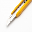 Nożyk z łamanym ostrzem Deli Tools EDL009B, SK4, 9mm żółty