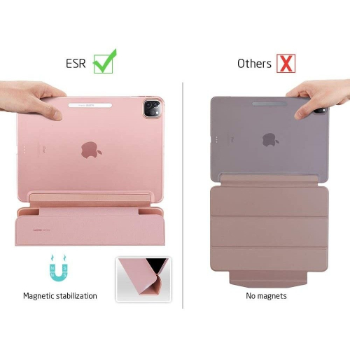 Etui ESR Yippee do Apple iPad Pro 12.9 2020 / 2018 różowe złoto